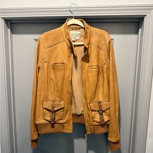 Lucky Brand leather jacket- great condition